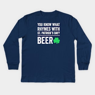 ST PATRICKS DAY Kids Long Sleeve T-Shirt